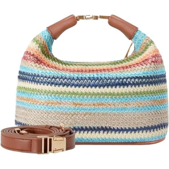 Small Straw Purses for Women Multicolor - Picture 1 of 3